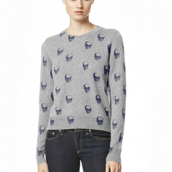 360 Cashmere Sweaters - 360 SWEATER SKULL CASHMERE FELONY SWEATER